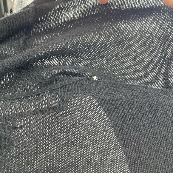 Allsaints Mantle Cardigan women's wool open sweater size US 2 UK 6 black - Picture 12 of 14